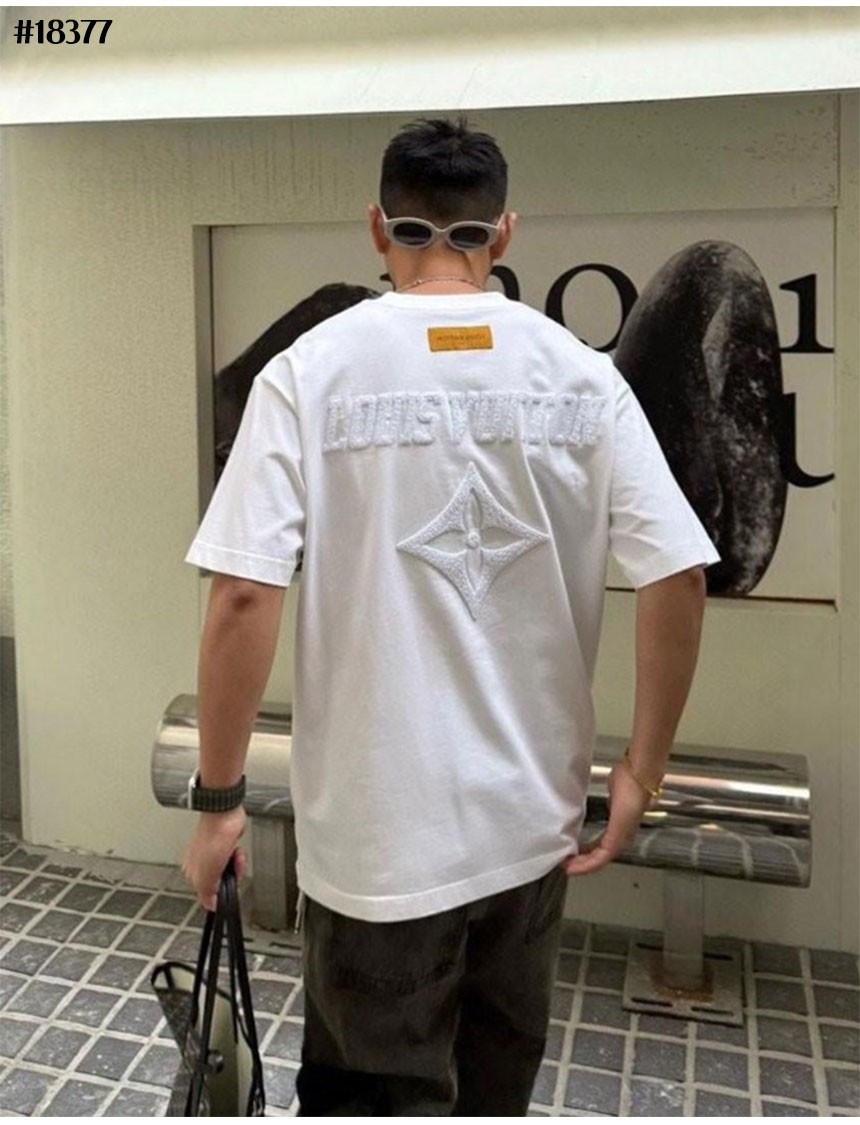 루*** 엠브로이드 LV 부클레 로고 반팔티 18377