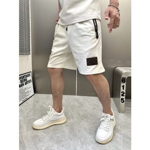 루*** 라인 패턴 반바지