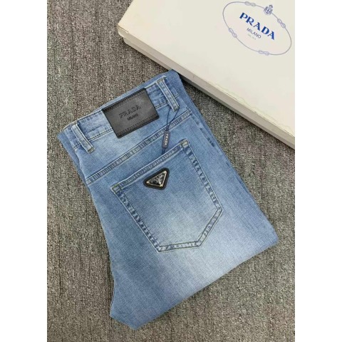 프** 연청 스트레이트핏 연청 데님