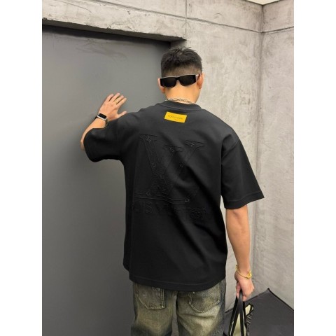 루*** 엠보싱 멀티로고 자수 반팔티