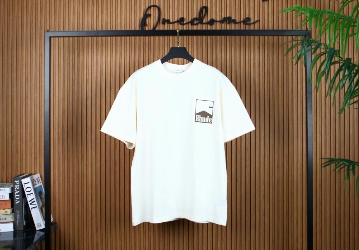 루* 쉐브론티 빈티지 화이트