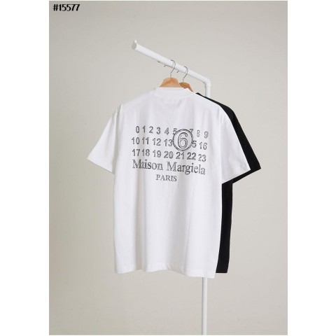 메*마**** 스티치 백 넘버링 그래픽 코튼 반팔티 15577