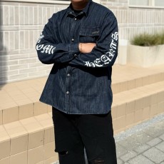 크*** 데님 셔츠 자켓
