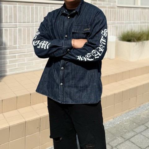 크*** 데님 셔츠 자켓