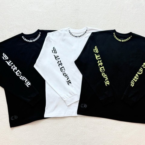 크*** 넥 스크립트 롱 슬리브