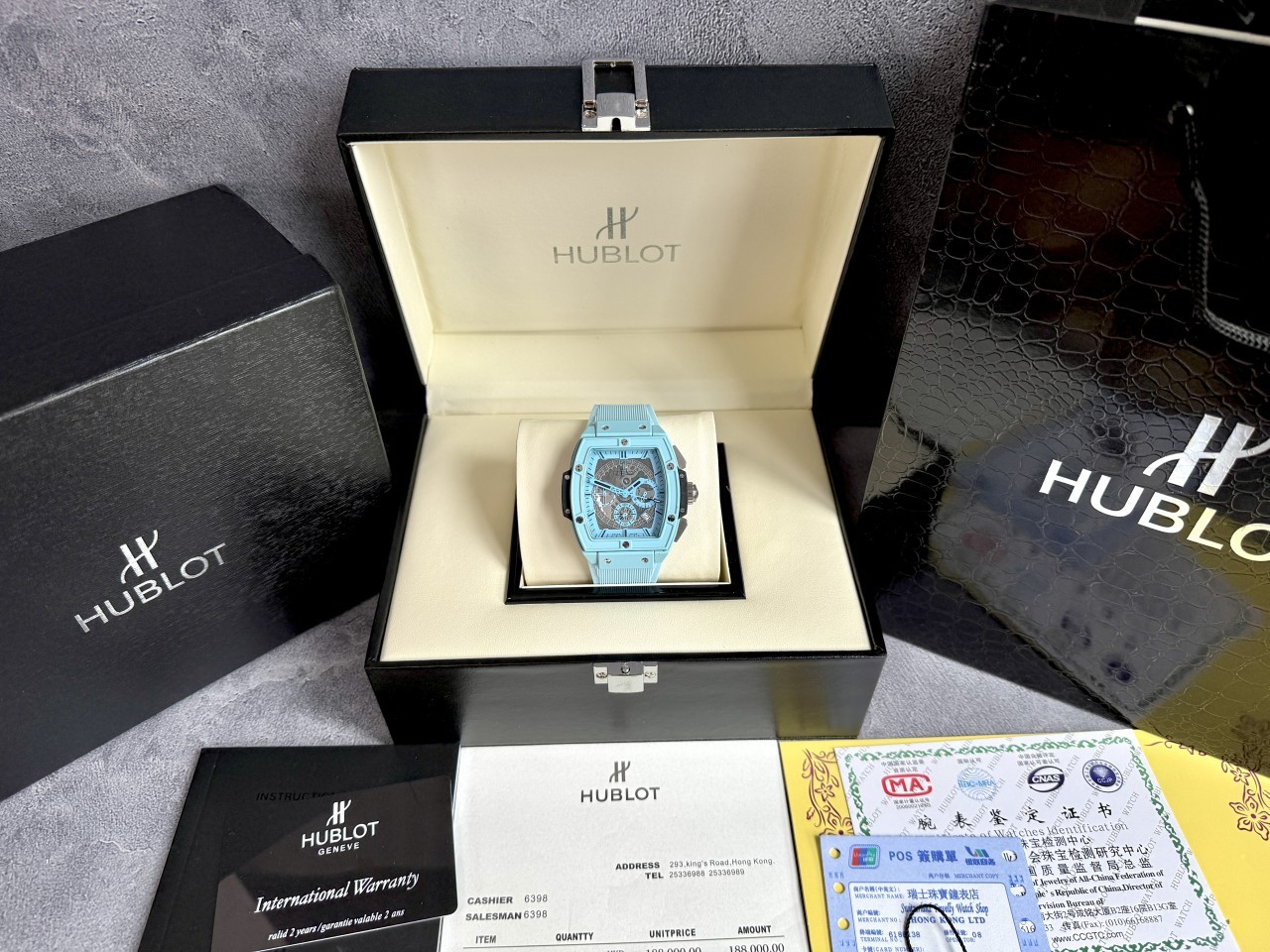 위** 스피릿 오브 빅뱅 스카이블루 42mm