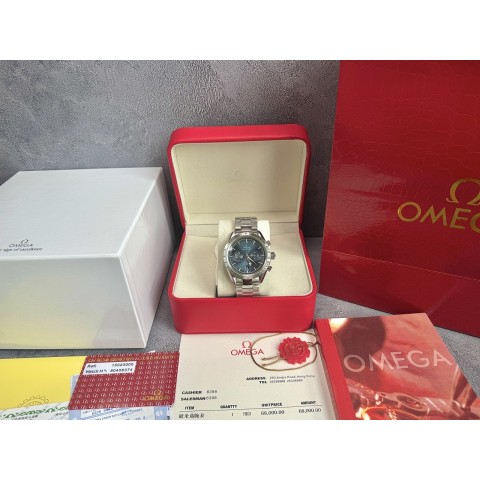 오** 스피드마스터 57 40.55mm 블루다이얼