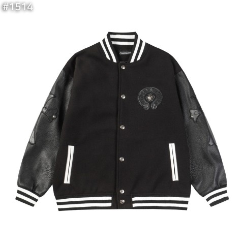 크*** 크로스 레더 홀스슈 바시티 자켓 1514