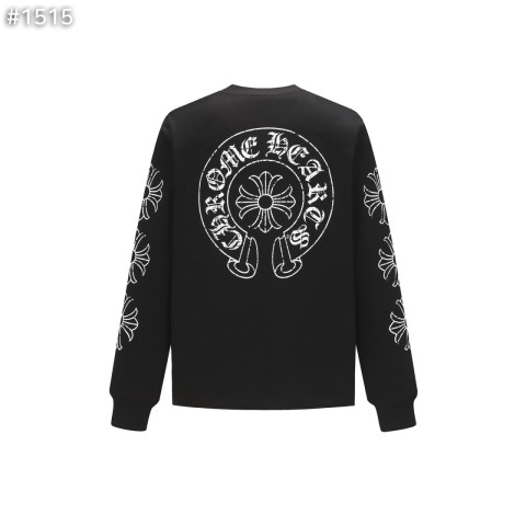 크*** 포켓 홀스슈 크루넥 롱 슬리브 티셔츠 1515